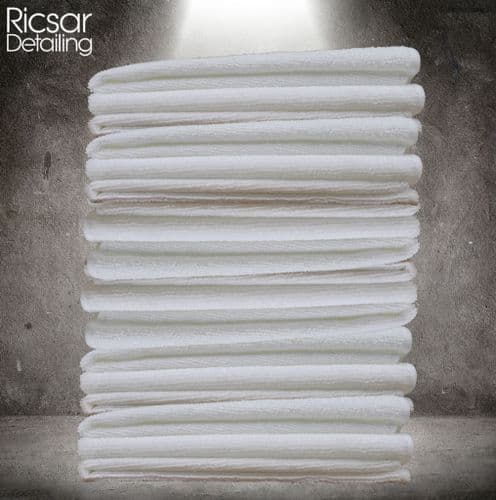 Microfibre Cloths - White (Choose Bundle Size)