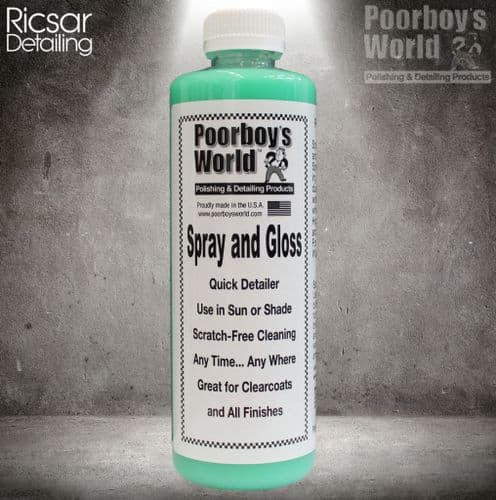 Poorboy's Spray and Gloss Detail Spray