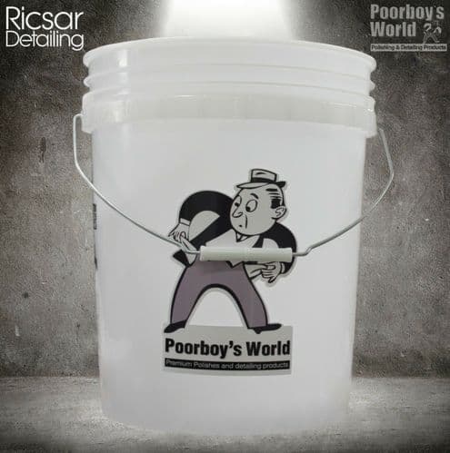 Poorboys Bucket With Dirt Guard & Lid
