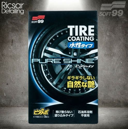 Soft99 PURE SHINE Water Based Tyre Dressing Shine Coating