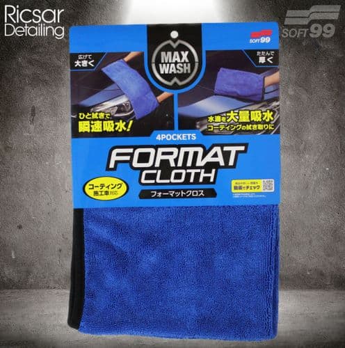 Soft99 Triple Twist Drying Towel - Max Wash 4 Pocket Format Cloth