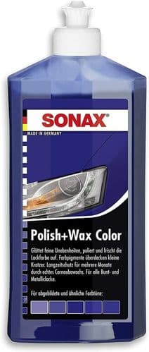 Sonax Colour Match Polish & Wax Blue 500ml