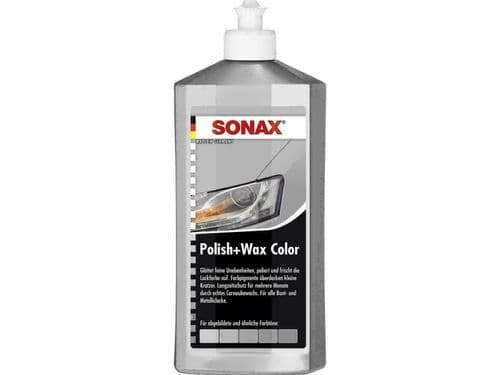 Sonax Colour Polish & Wax Silver Grey 500ml