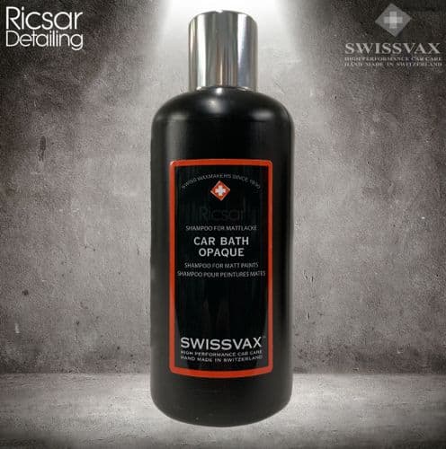Swissvax Car Bath Opaque - Luxury Shampoo For Matte Paint