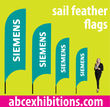 Sail Feather Flags with Double Sided Option