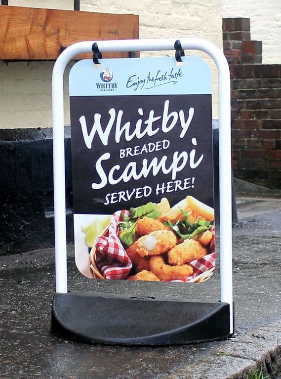 Swing Sign Outdoor And Indoor Pavement Sign For Shops, Cafes, Pubs and Restaurants