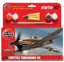 AIRFIX A55101 1:72 SCALE  Curtiss Tomahawk IIB Starter Set