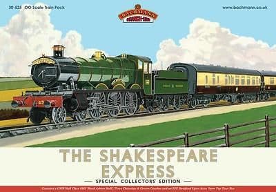 BACHMANN 30-525 1:76 OO SCALE The Shakespeare Express Train Pack DCC Ready