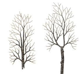 BUSCH BUS6158   HO SCALE   4 winter deciduous trees