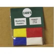 CARR'S C1104 Primary Tints Weathering Powders