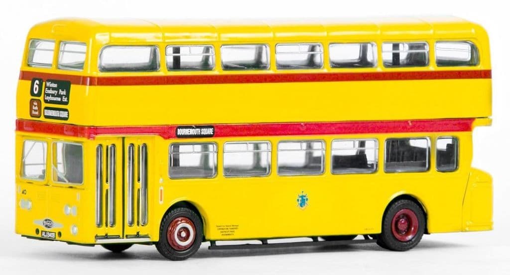 EFE 25815 OO SCALE Single Door Daimler Fleetline DMS Yellow Buses Bournemouth 