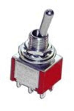 GAUGEMASTER GM505 Double Pole Double Throw Centre Off Mini Toggle Switch