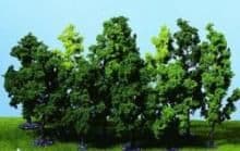 HEKI 1410 12 LEAFY FOREST TREES 7-12cm Tree Assortment