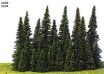 HEKI 2201 Bulk pack of 50 Fir Trees 5 to 15cm High