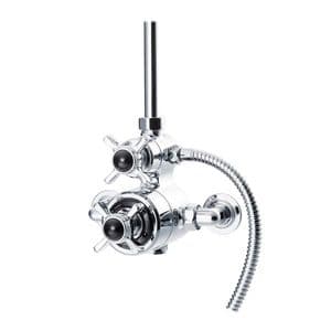 St James Exposed Classical Thermostatic Shower Valve with Diverter - SJ7460-EHBK