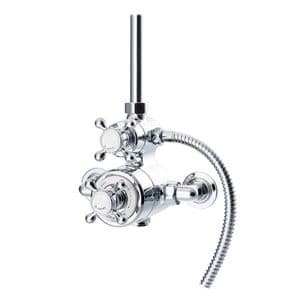 St James Exposed Classical Thermostatic Shower Valve with Diverter - SJ7460-LH