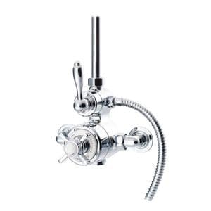 St James Exposed Classical Thermostatic Shower Valve with Diverter - SJ7460-LMEH
