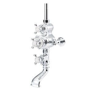 St James Exposed Traditional Thermostatic Shower Valve & Bath Filler - SJ7300-LH