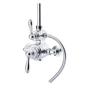 St James Exposed Traditional Thermostatic Shower Valve with Diverter - SJ7410-LM