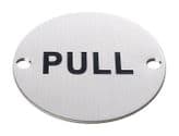 HRD8121 Metal Sign 'Pull'