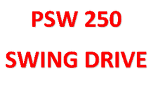 PSW 250 Swing Drive Spares