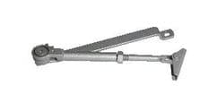 R-11152 Rutland Hold Open Armset Adj Strength, Silver 930mm Leaf